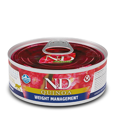 Farmina N&D Quinoa Weight Management Lamb Cat Wet Food 24x2.8oz Pack by Farmina