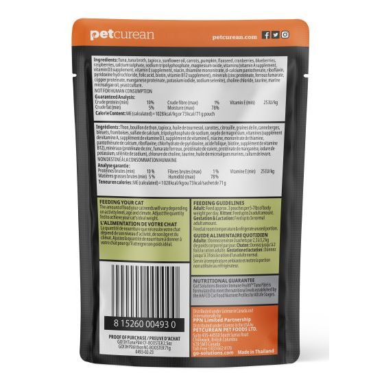 Go Booster Immune Health Tuna Pate Booster