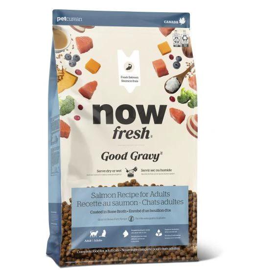 Now Fresh Good Gravy Salmon Recipe Coated in Bone Broth Grain Free for Cats by Now Fresh