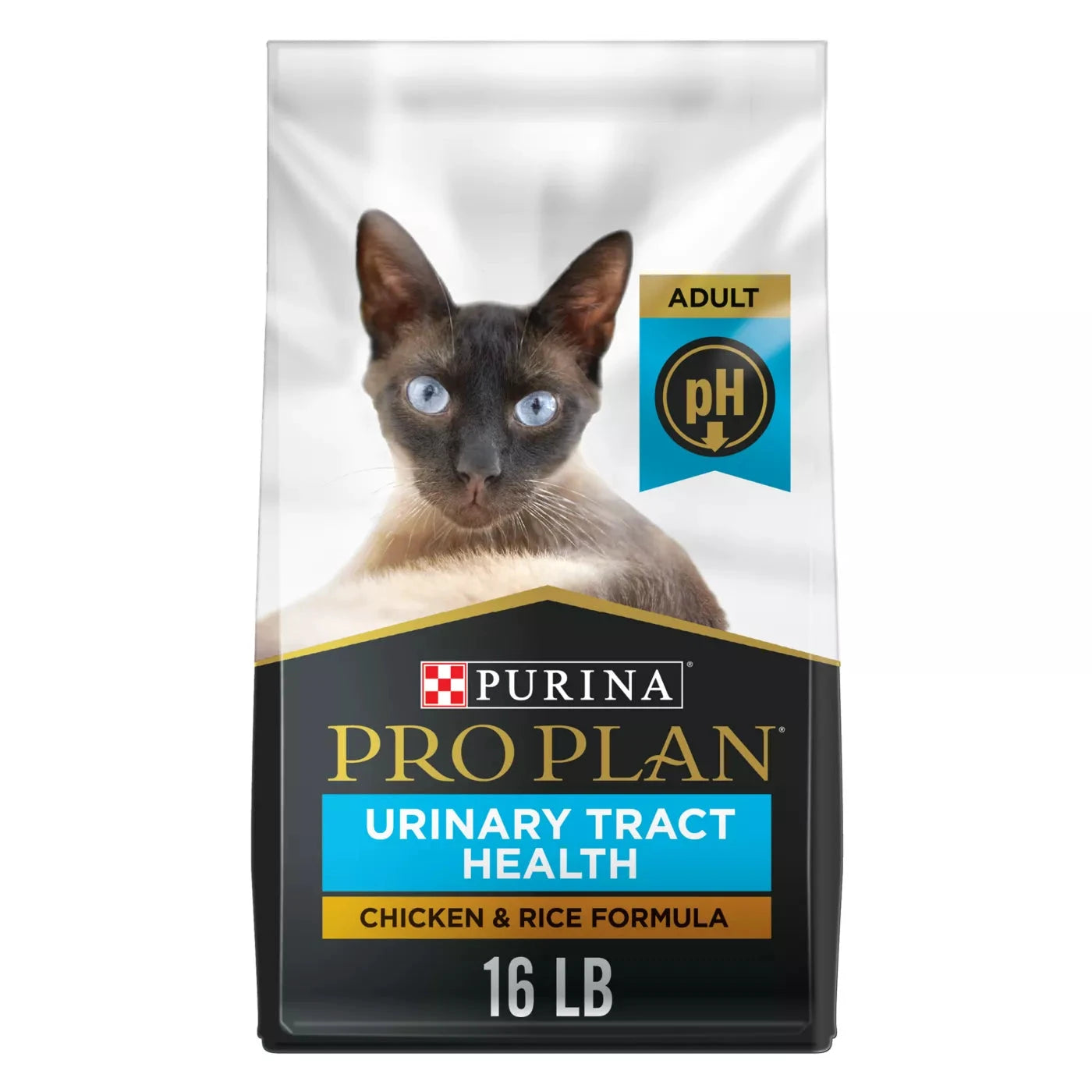 Nourriture sèche pour chats adultes Purina Pro Plan®, formule poulet et riz, santé des voies urinaires