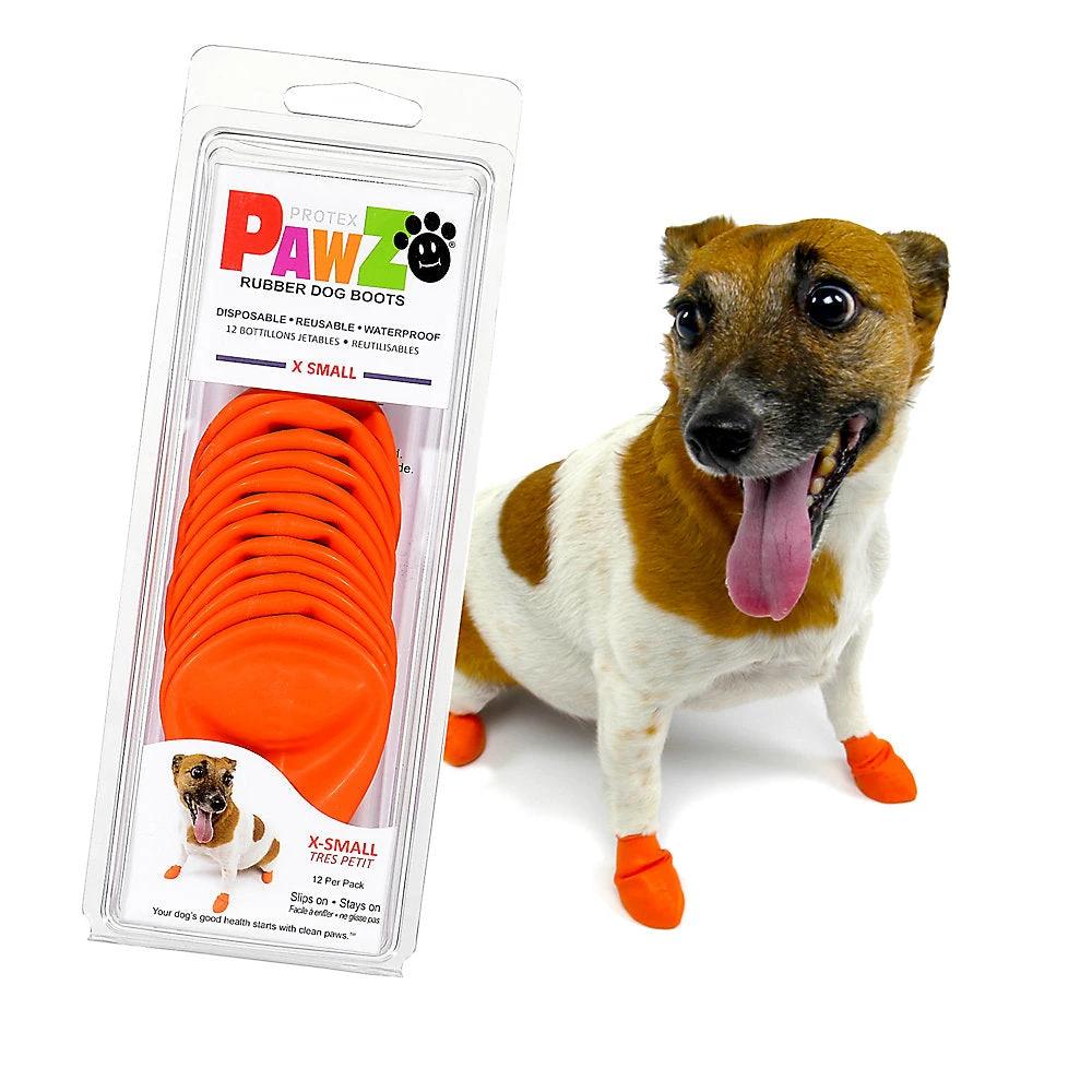 PawZ Rubber Dog Boots, 12 Boots (1 pack) by Pawz