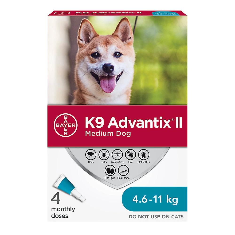 K9 Advantix II Flea & Tick Treatment for Medium Dog (4.6 - 11 kg) by BEAM Pharmacy