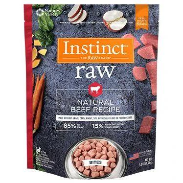 Instinct® Dog Food Raw Frozen Bites Real Beef Recipe by Instinct