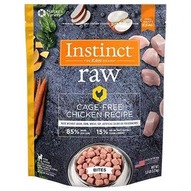 Instinct® Dog Food Raw Frozen Bites Cage-Free Chicken Recipe by Instinct