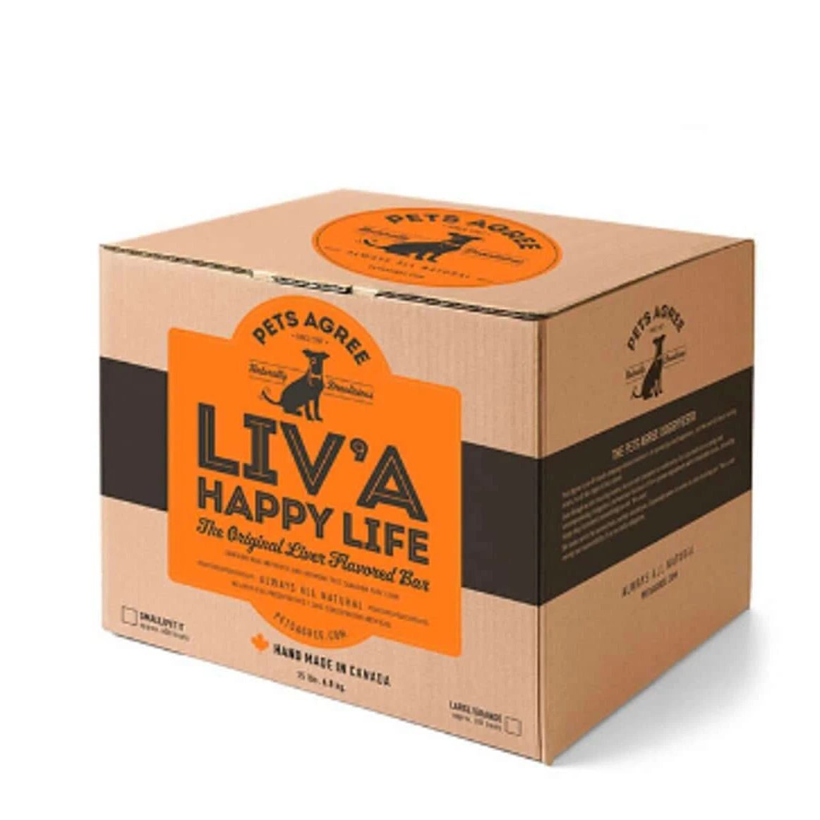 Pets Agree Liv'a Happy Life – Pork Liver Wholewheat Biscuits For Dogs 907g by Pets Agree