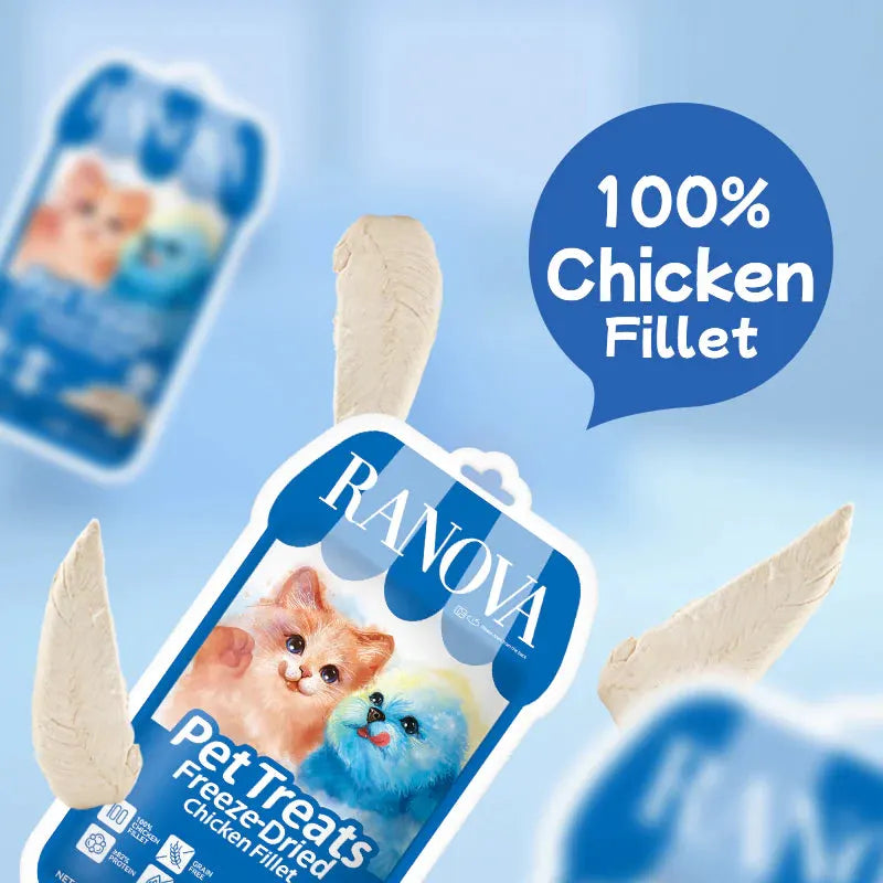 Ranova Freeze Dried Whole Chicken Fillet For Dogs & Cats by Ranova