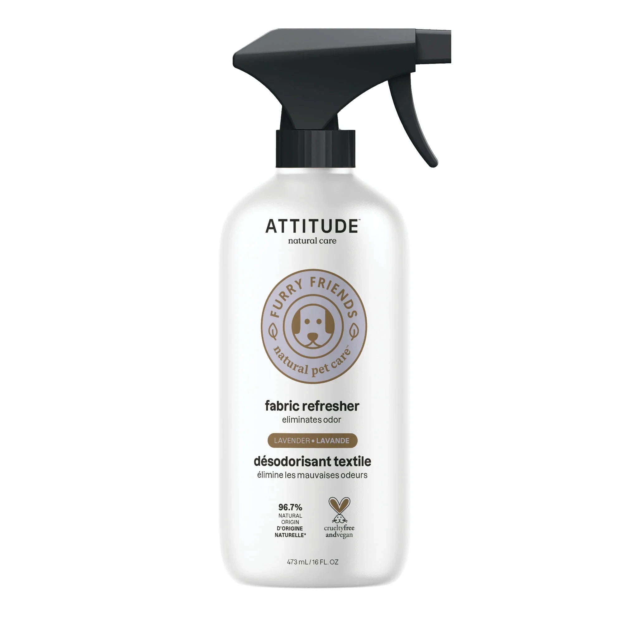 Attitude Natural Care Fabric Refresher, Lavender 473mL by ATTITUDE