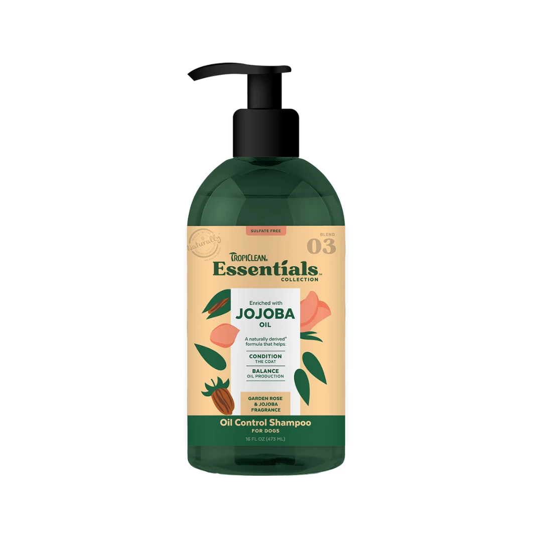 TropiClean Essentials Jojoba Shampoo for Dogs by TropiClean