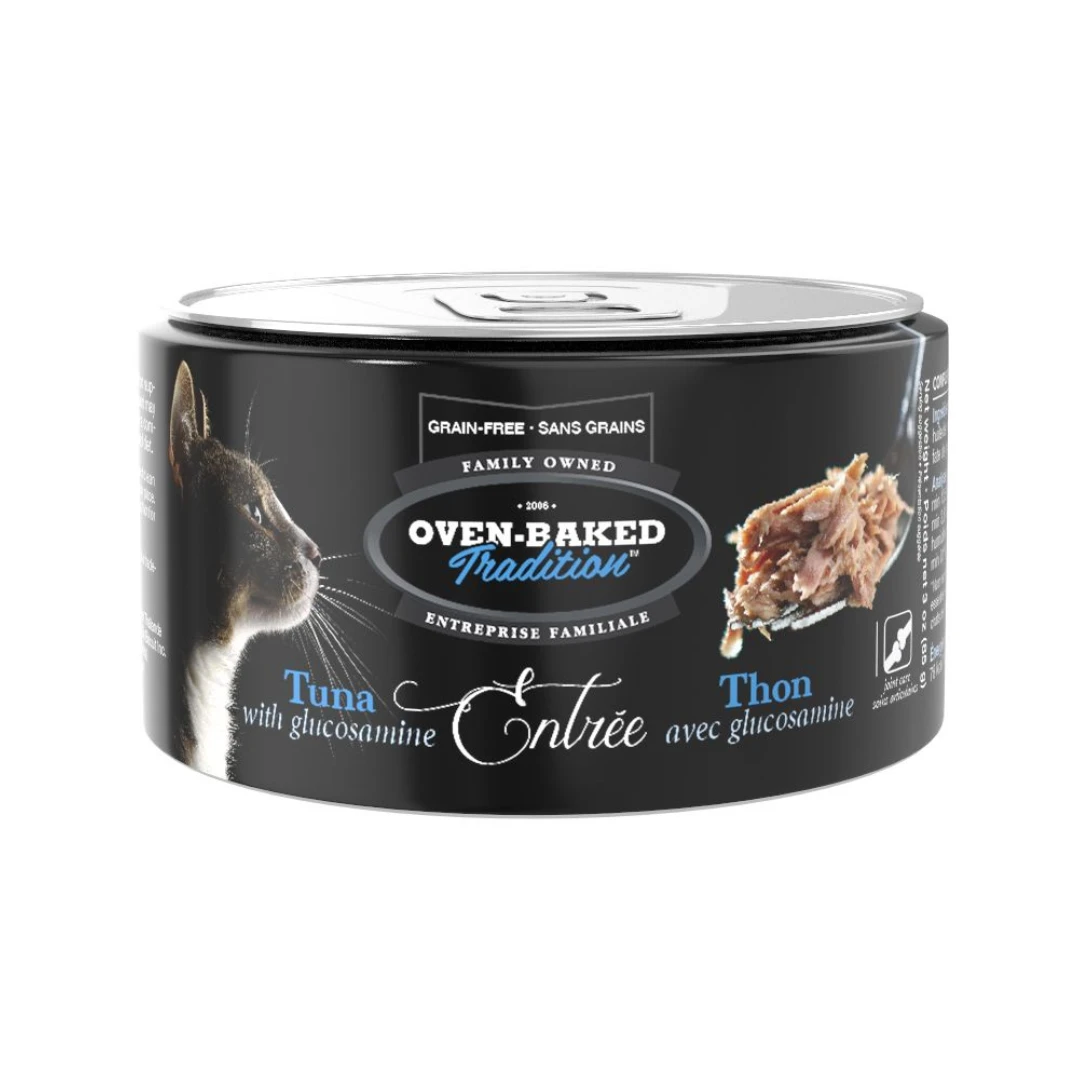 Oven-Baked Tradition Grain-free Entrée for cats – Tuna with glucosamine by Oven Baked