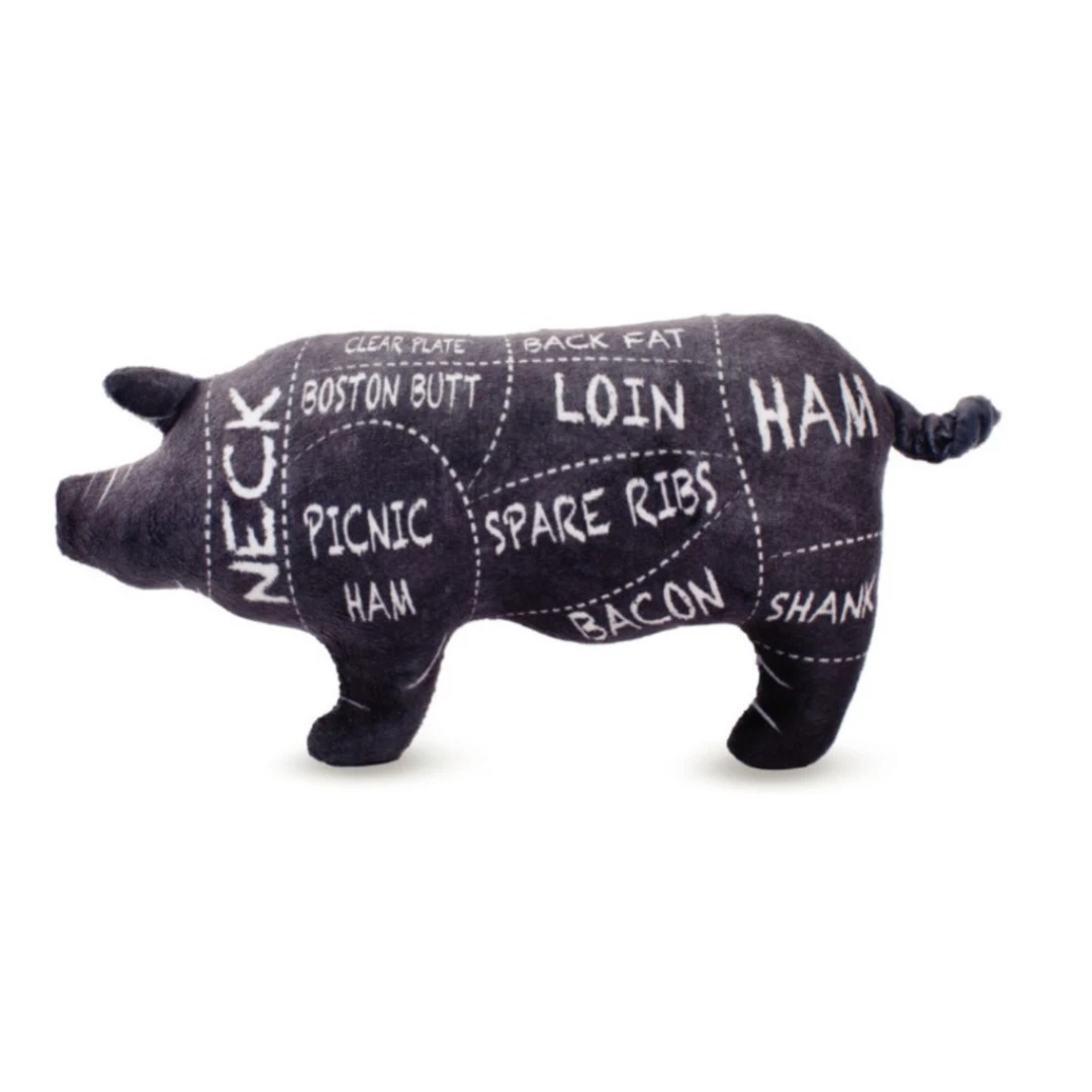 Fringe Studio Wagsdale The Whole Hog Plush Dog Toy by Fringe Studio