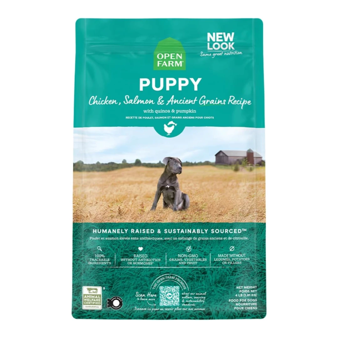 Open Farm Chicken & Salmon Ancient Grains Puppy Dry Food by OPEN FARM