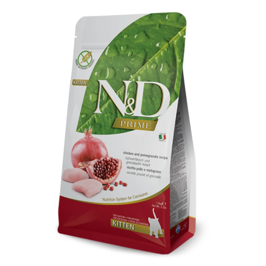 Farmina N&D Prime Chicken & Pomegranate Kitten Food by Farmina