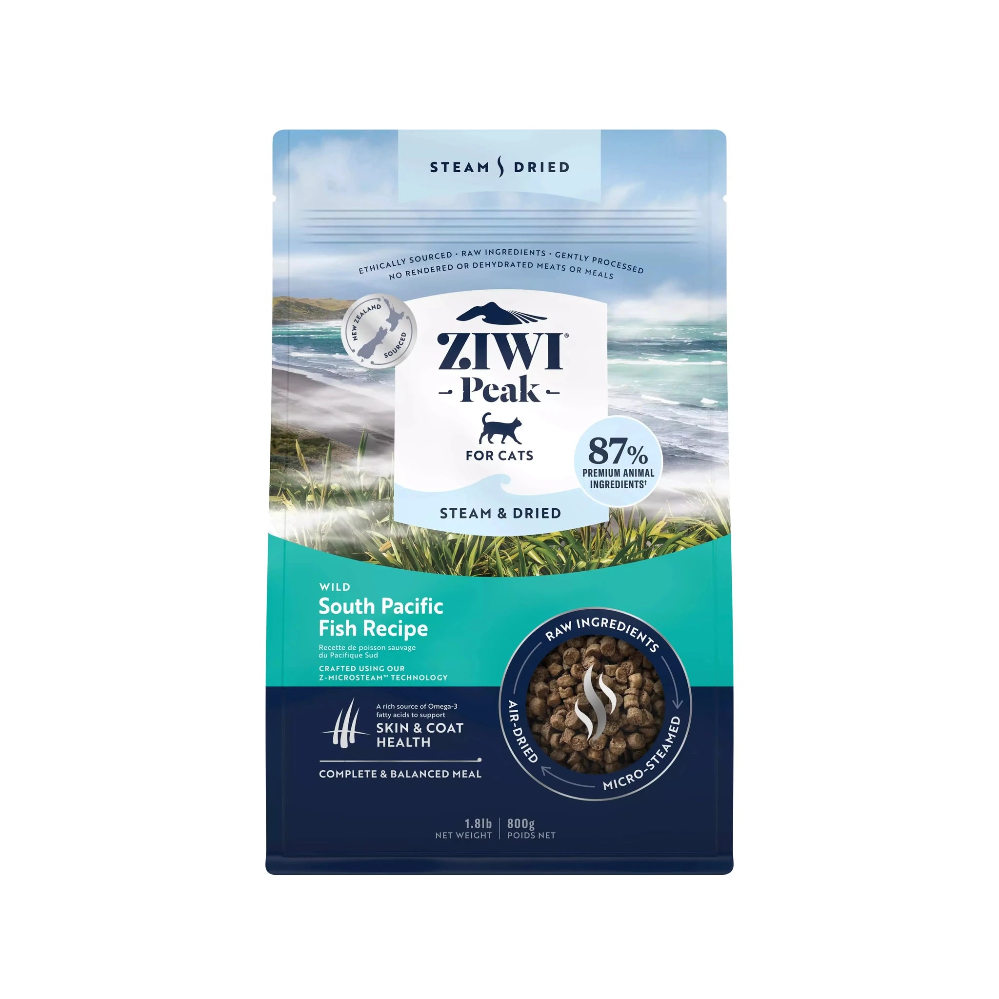 ZIWI Peak Steam Dried Wild South Pacific Fish Recipe by Ziwi
