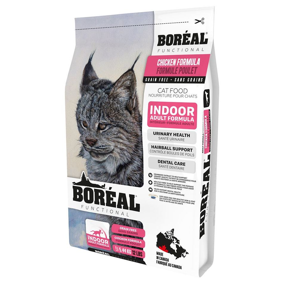 Boreal Functional, Indoor, All Breeds, Chicken Formula Dry Cat Food