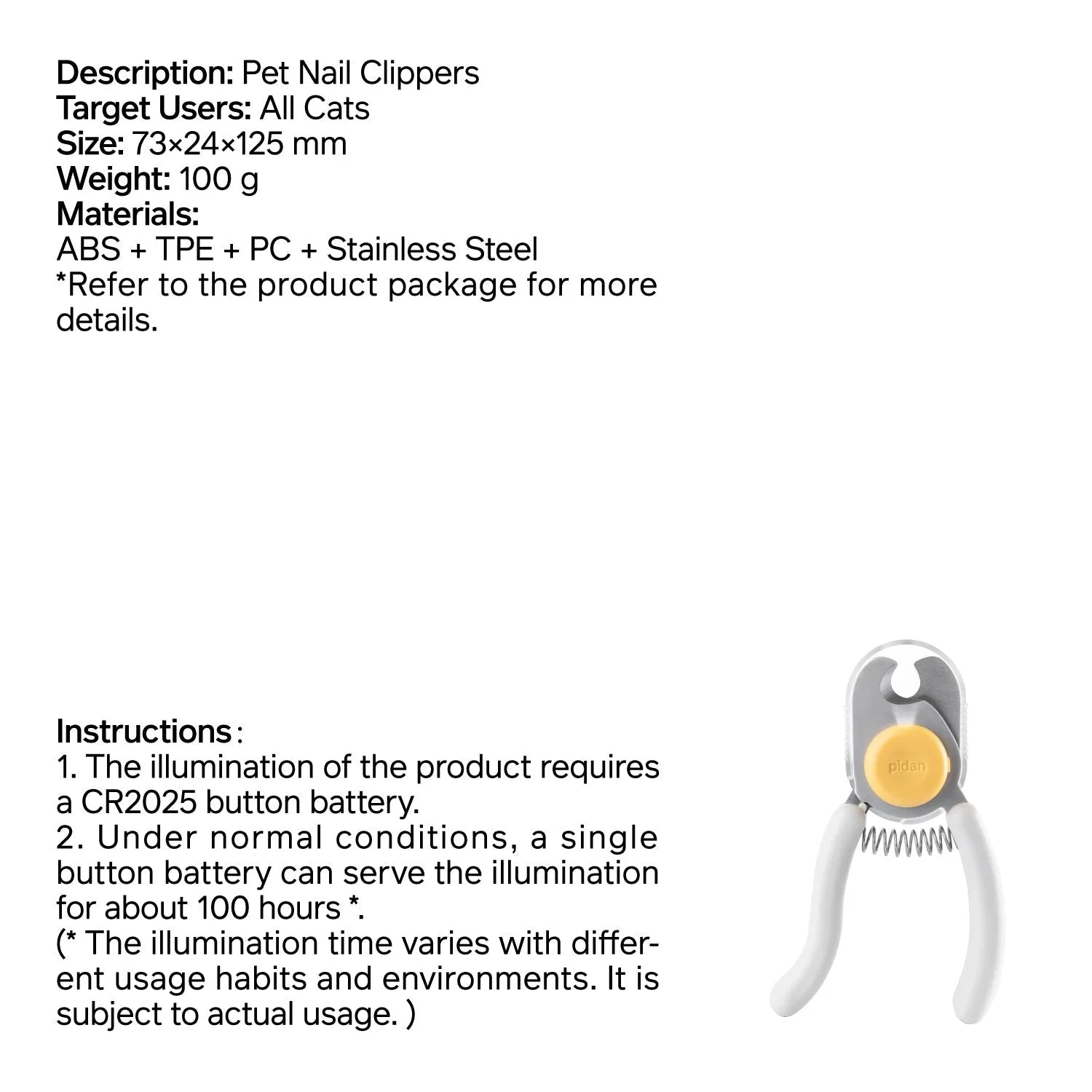 Pidan Pet Nail Clipper by Pidan
