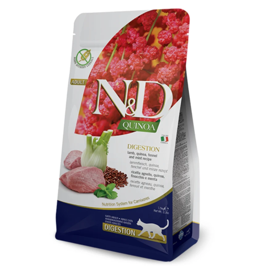 Farmina N&D Quinoa Digestion Lamb Cat Food by Farmina