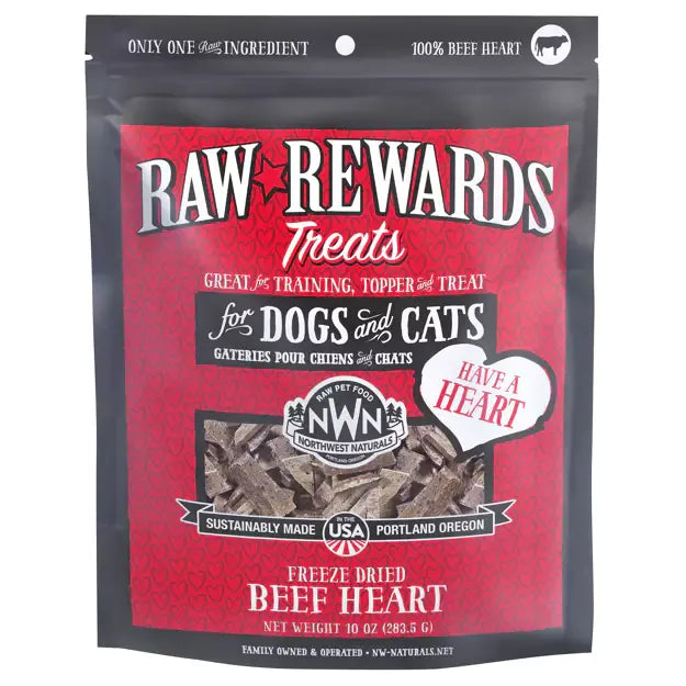 Northwest Naturals Freeze-Dried Treats - Beef Heart 283g by Northwest Naturals