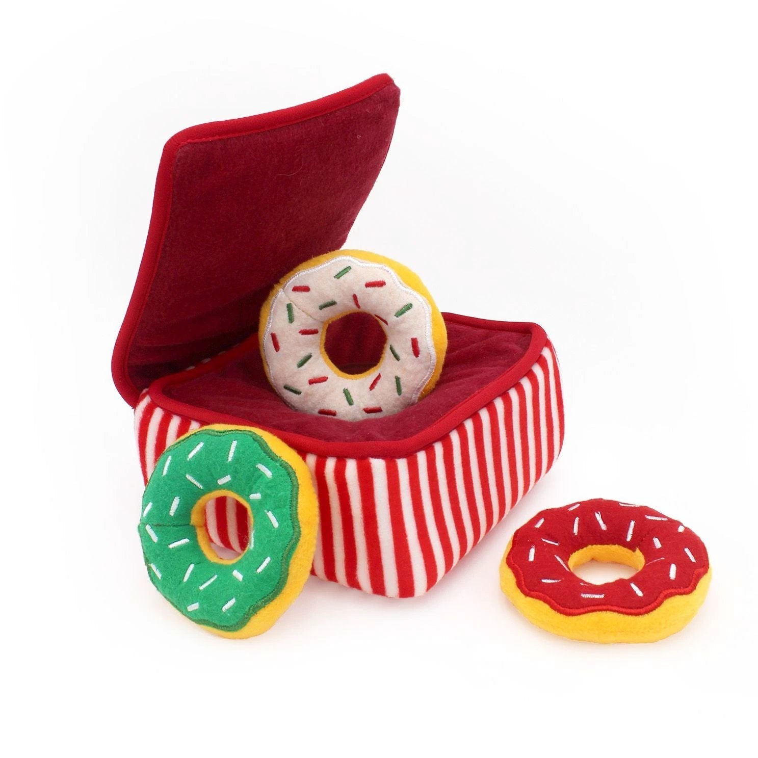 Zippy Paws Holiday Burrow Donutz Box by ZippyPaws