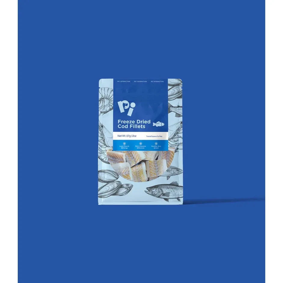 PI Pet Food Freeze Dried Cod Fillets 28g by PI Pet Food