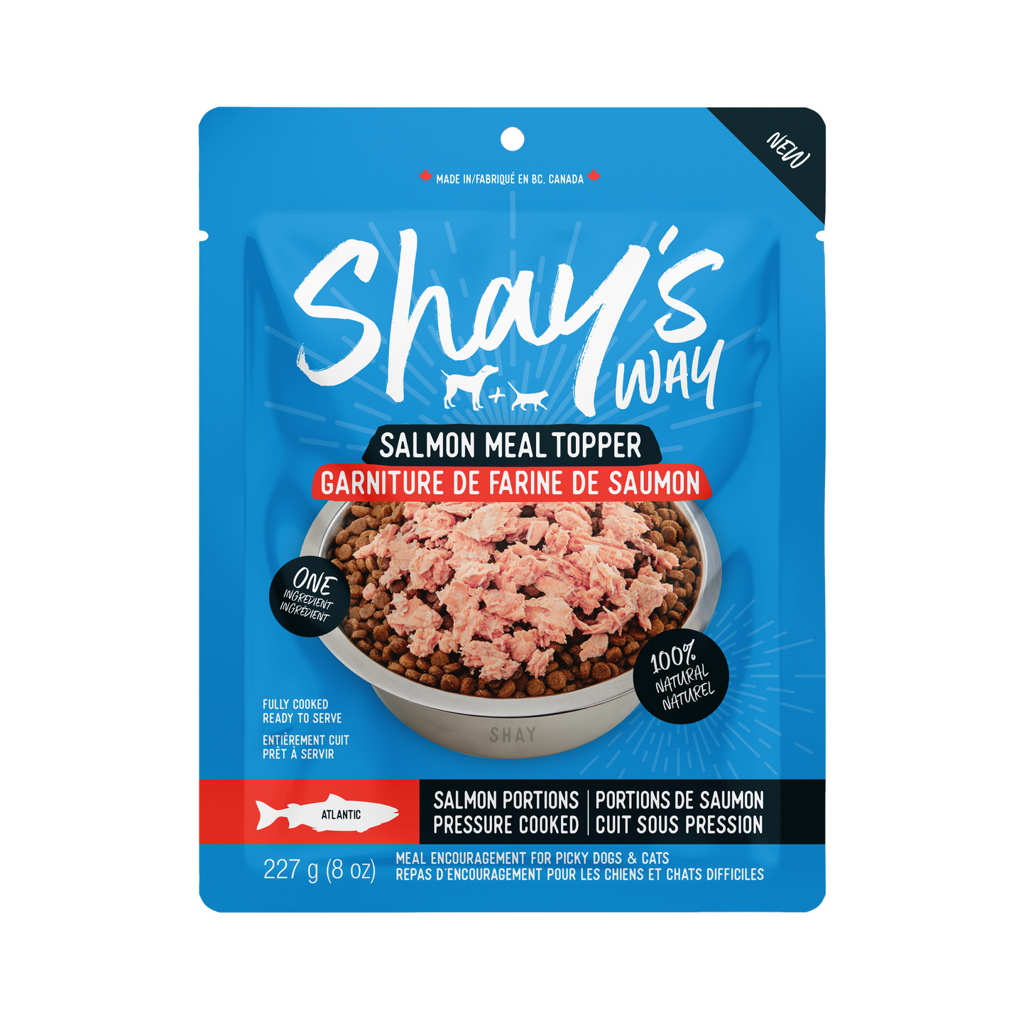 Garniture de repas humide au saumon de l'Atlantique Shay's Way