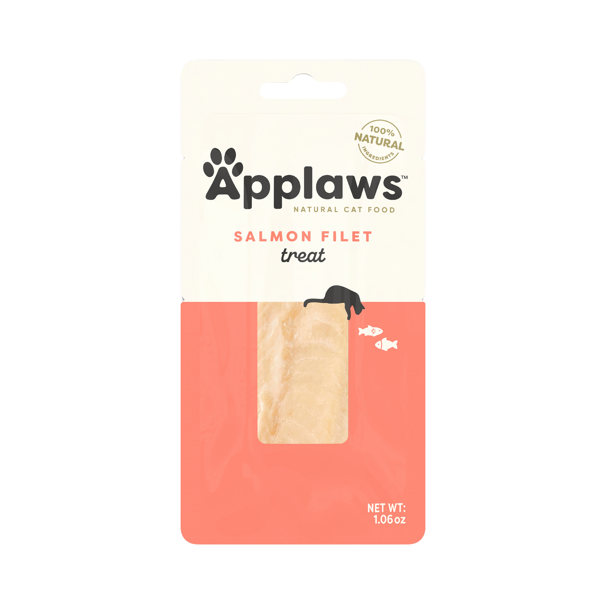 APPLAWS Gâterie naturelle pour chat – Filet de saumon 30 g
