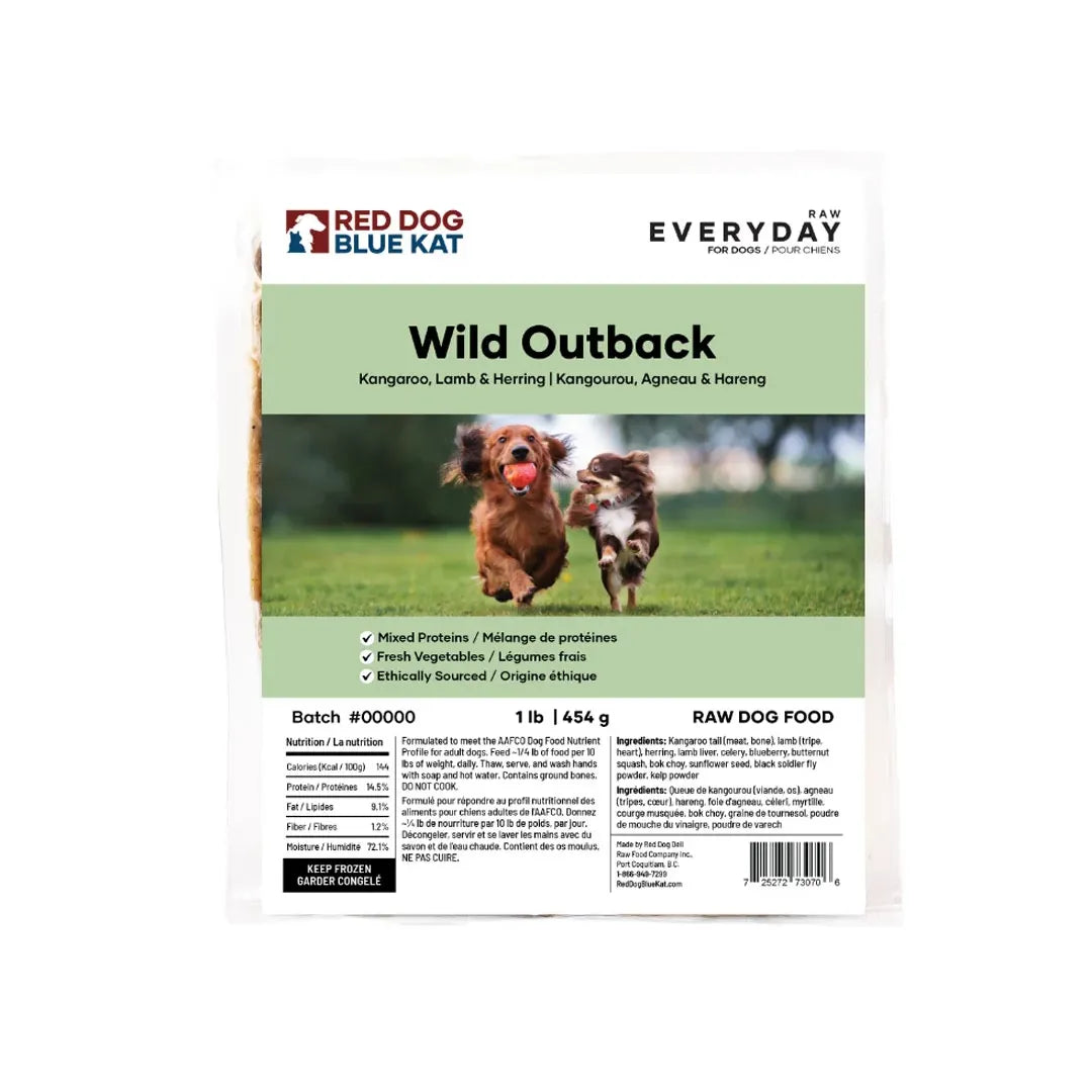 RDBK - Everyday Raw - Kangaroo, Lamb & Herring (Wild Outback)
