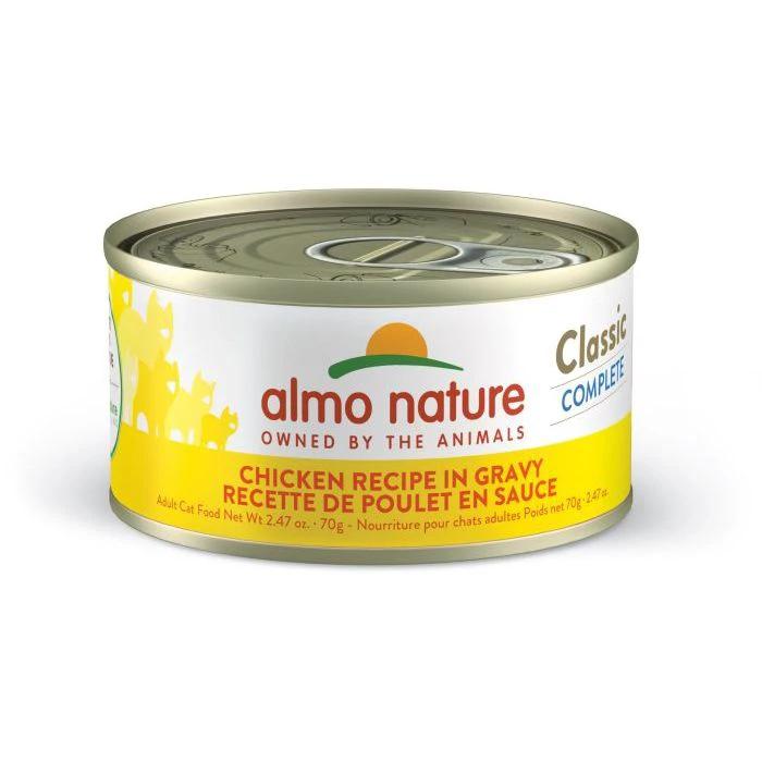Almo Nature Classic Complete Chicken Recipe In Gravy Cat Can by Almo Nature