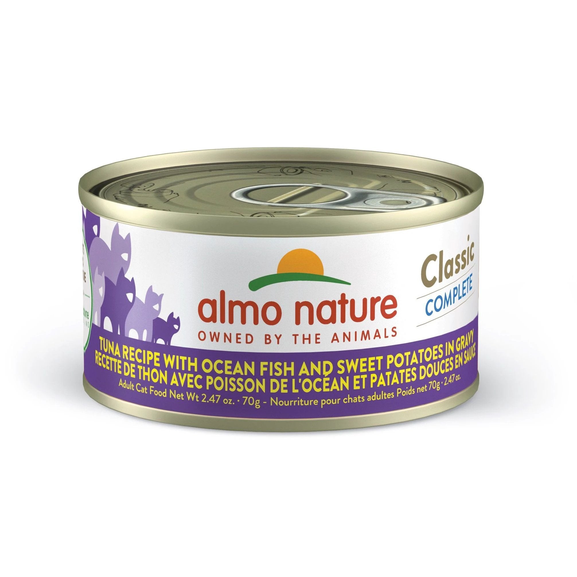 Almo Nature Classic Complete Tuna Recipe With Ocean Fish And Sweet Potatoes In Gravy by Almo Nature