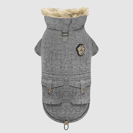 Canada Pooch Alaskan Army Parka Grey Mix