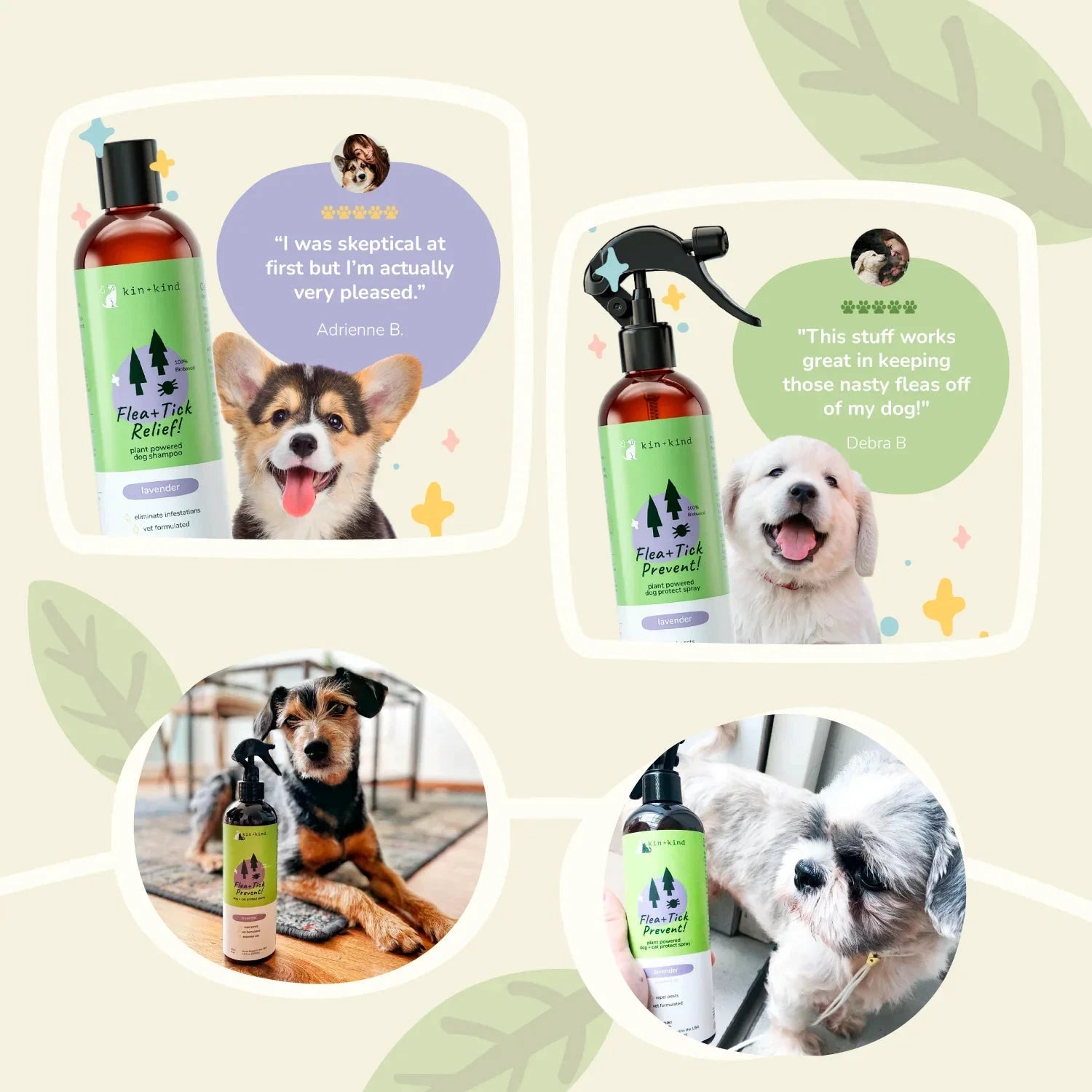 Kin + Kind Outdoor Shield Spray Lavender (dog only) 12oz by Kin+Kind
