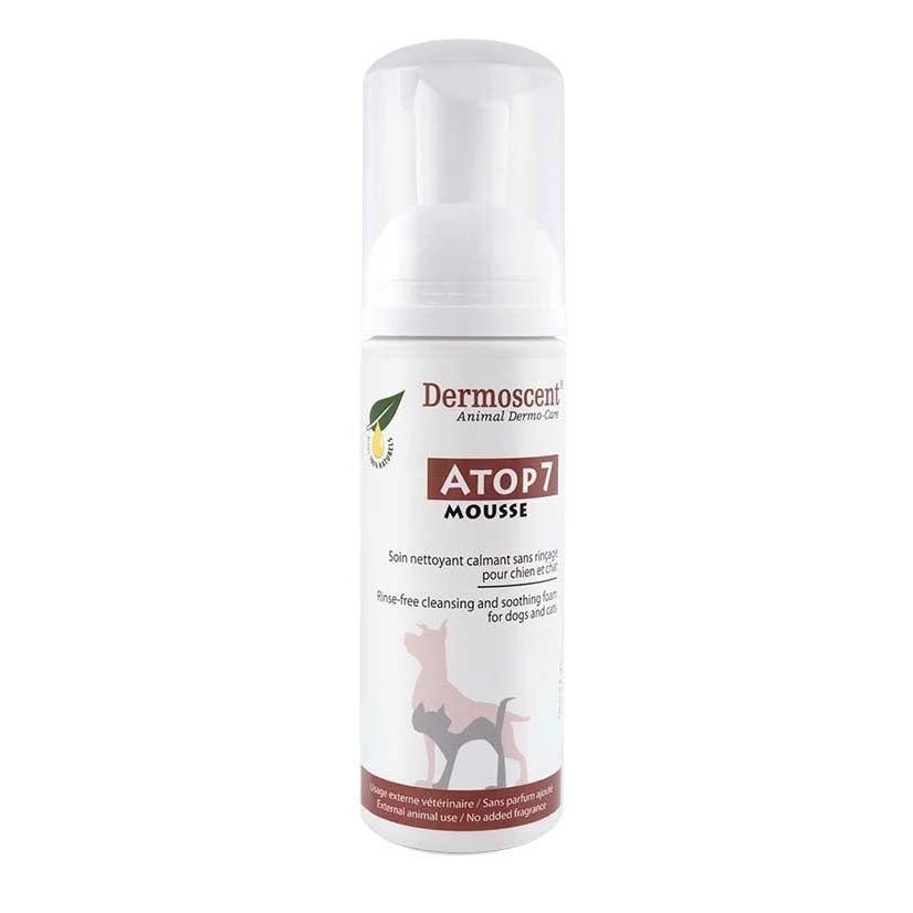Dermoscent Atop 7 Mousse - Cleansing Soothing Dry Shampoo for Itchy Skin Relief & Allergy-Prone Skin by BEAM Pharmacy