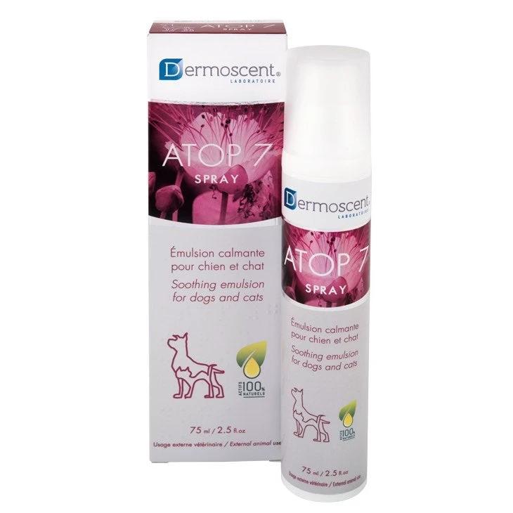Dermoscent Atop 7 spray - Soothing Hydrating Anti-Inflammatory for Itchy Skin Relief & Allergy-Prone Skin by BEAM Pharmacy