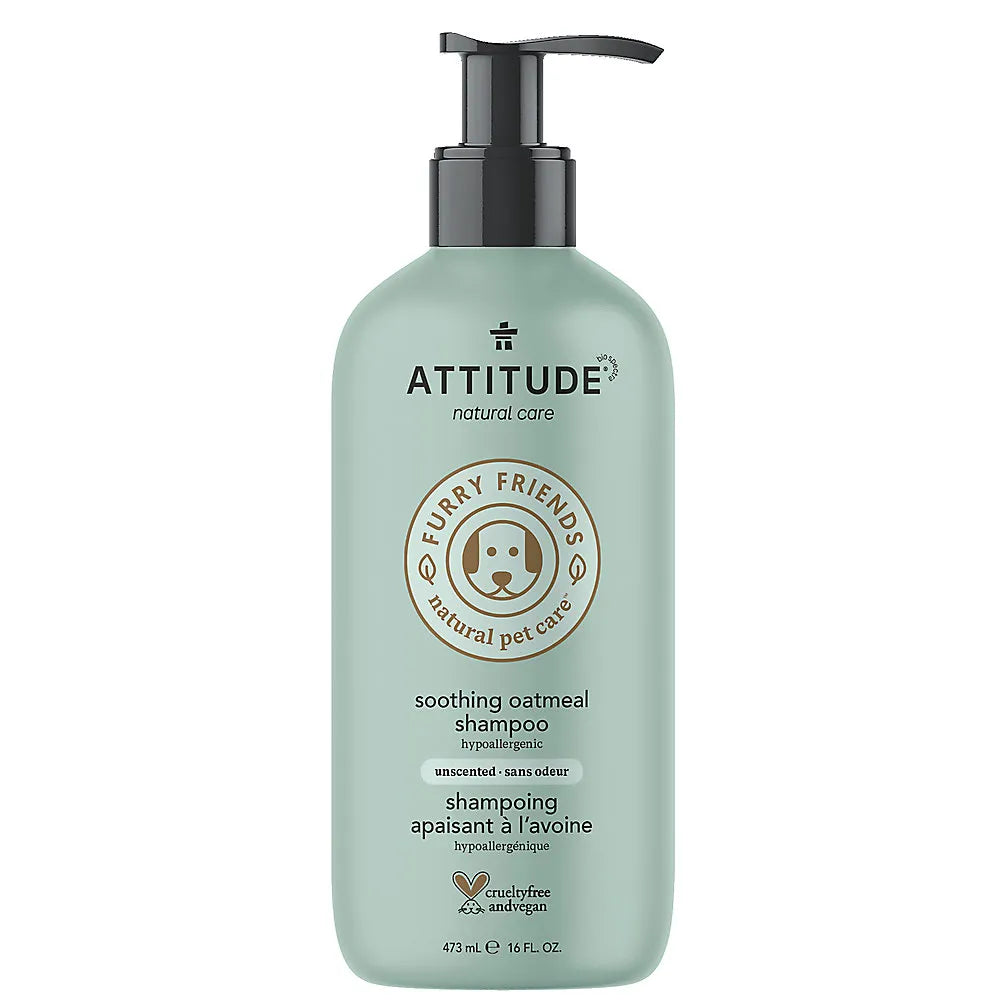 Attitude Natural Care Soothing Oatmeal Shampoo, Unscented 473ml