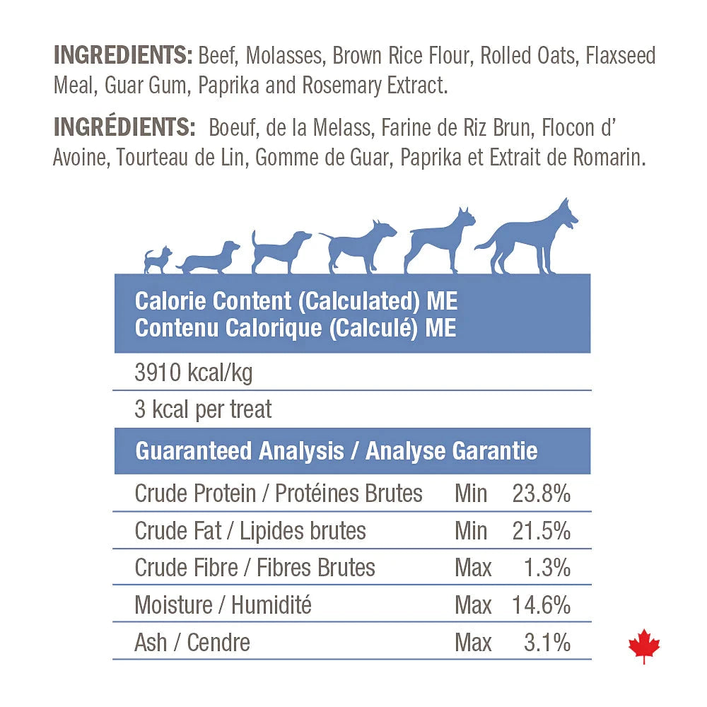 Crumps' Naturals Semi Moist Beef Mini Trainers by Crumps' Naturals