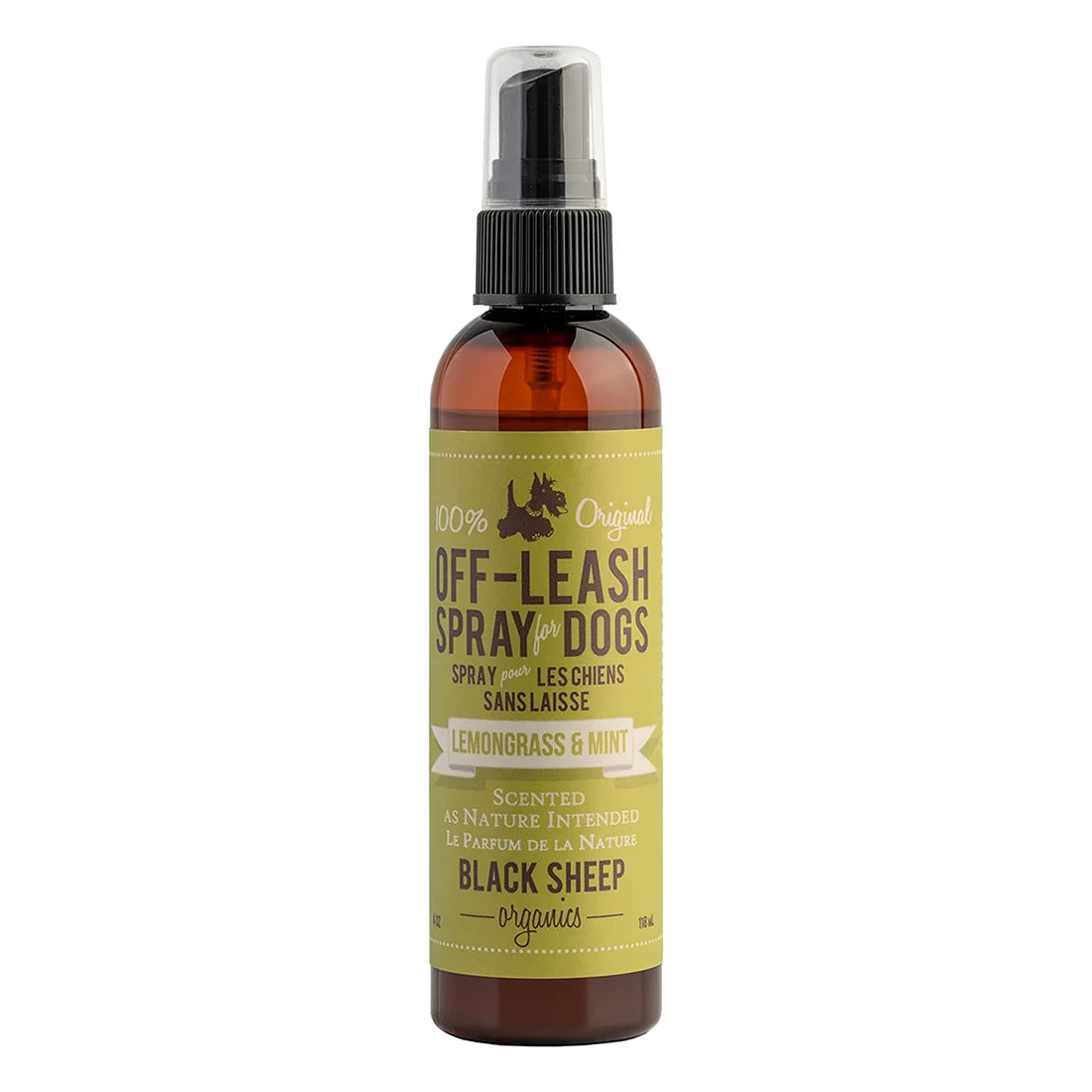 BLACK SHEEP - Spray biologique sans laisse à la citronnelle et à la menthe - Rafraîchit et soulage l'inconfort pendant et après les activités de plein air - 113 g