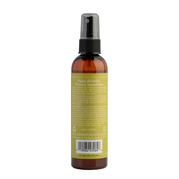 BLACK SHEEP - Lemongrass & Mint Organic Off Leash Spray – Refreshing and Ease Discomfort During and After Outdoor Activities – 4oz