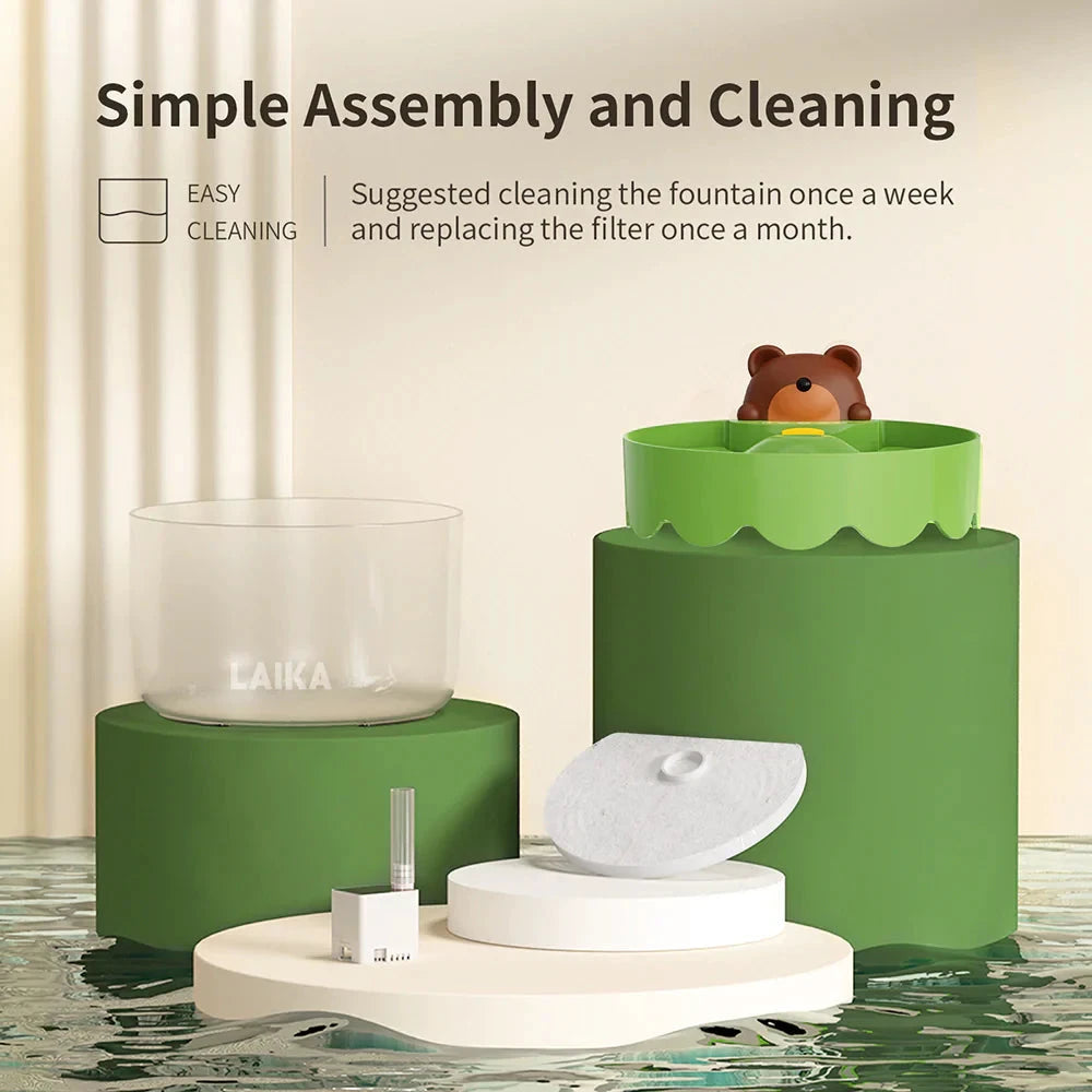 Laika Battery Operated Cat Water Fountain by Laika