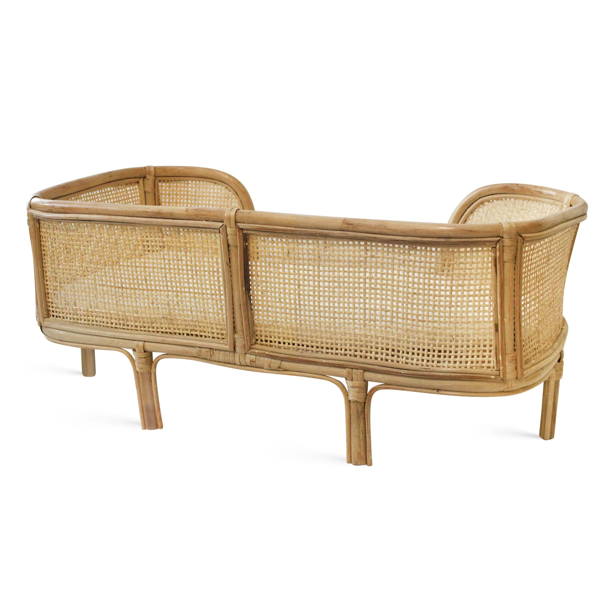 Chaiyat Boutique Boho Bliss Rattan Pet Bed by Chaiyat Boutique