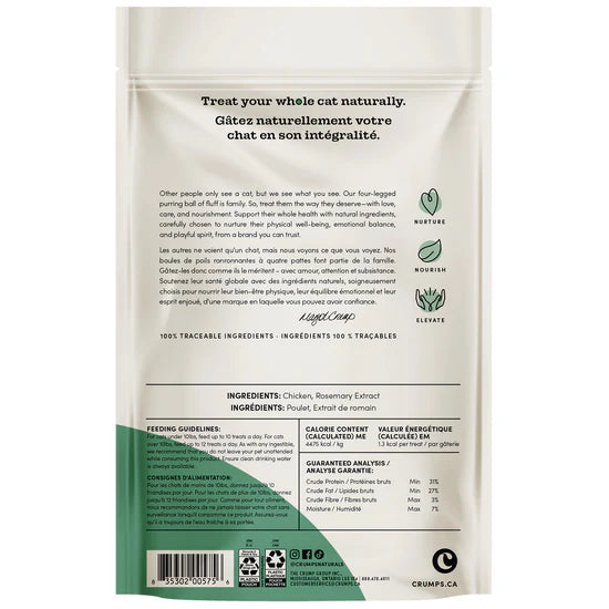 Crumps' Naturals Freeze Dried Chicken Cat Treats 30g