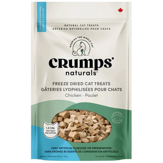 Crumps' Naturals Freeze Dried Chicken Cat Treats 30g by Crumps' Naturals