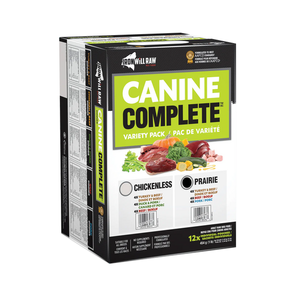 Iron Will - Canine Complete Prairie Variety Pack 12lb