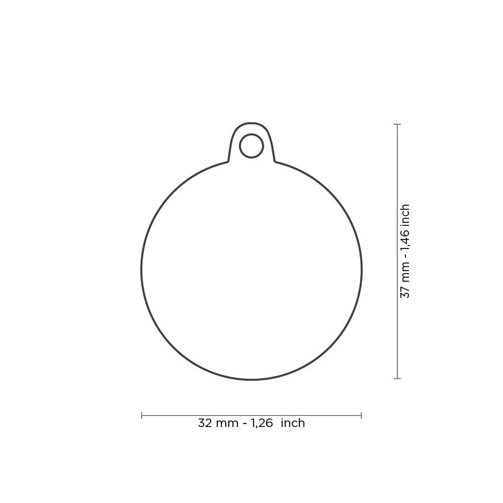 MyFamily Classic Circle with Paw by MyFamily