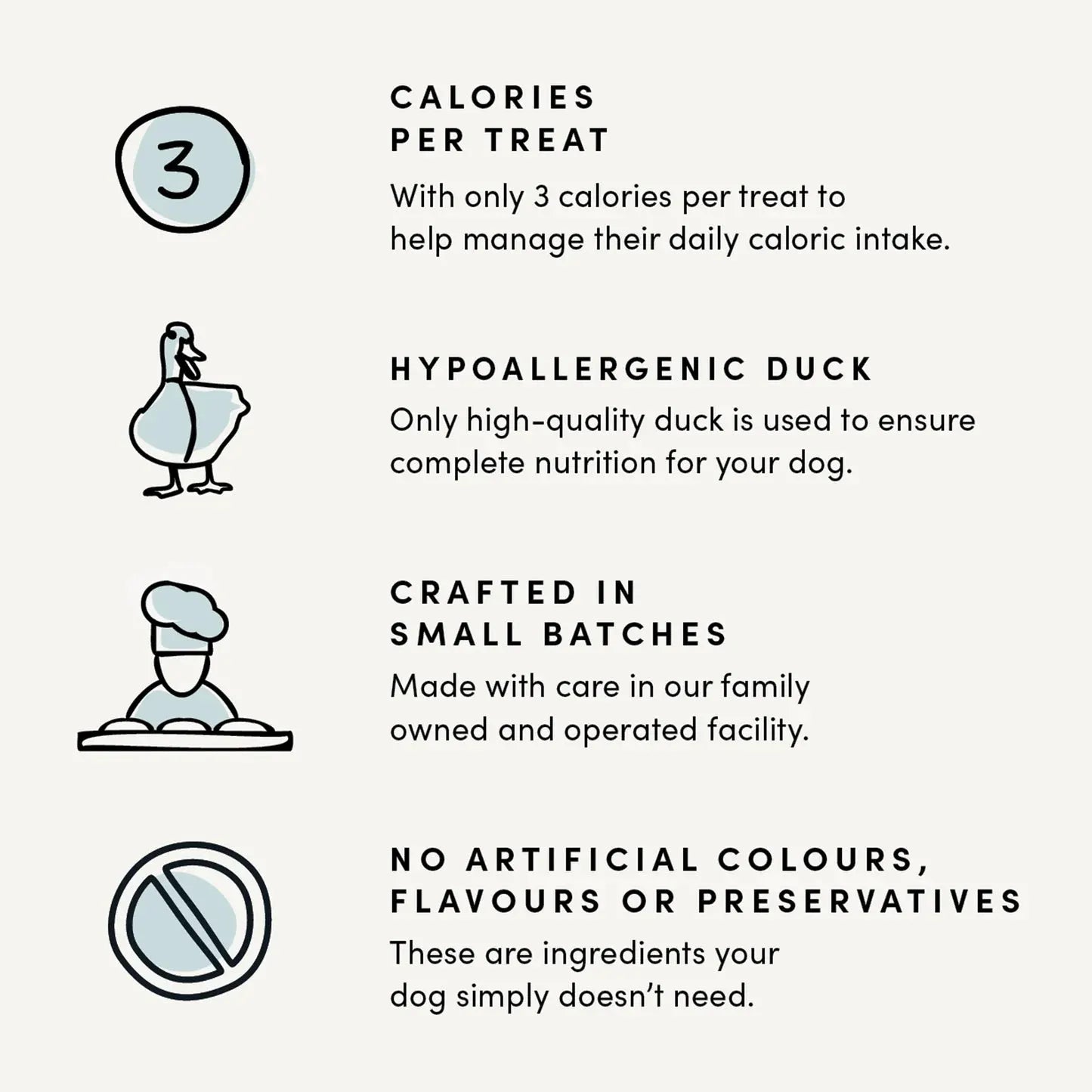 Crumps' Naturals Semi Moist Duck Mini Trainers by Crumps' Naturals