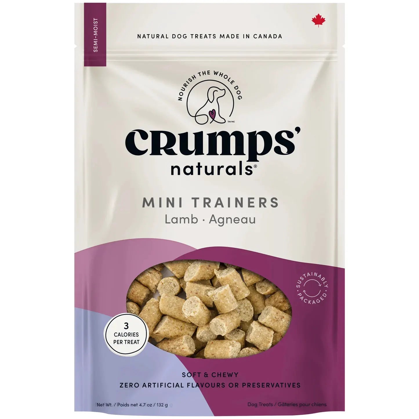 Crumps' Naturals Semi Moist Lamb Mini Trainers by Crumps' Naturals