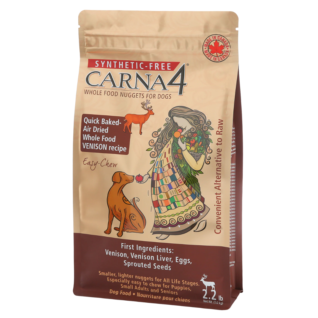 Carna4 Hand Crafted Easy Chew Venison Formula Dog Food