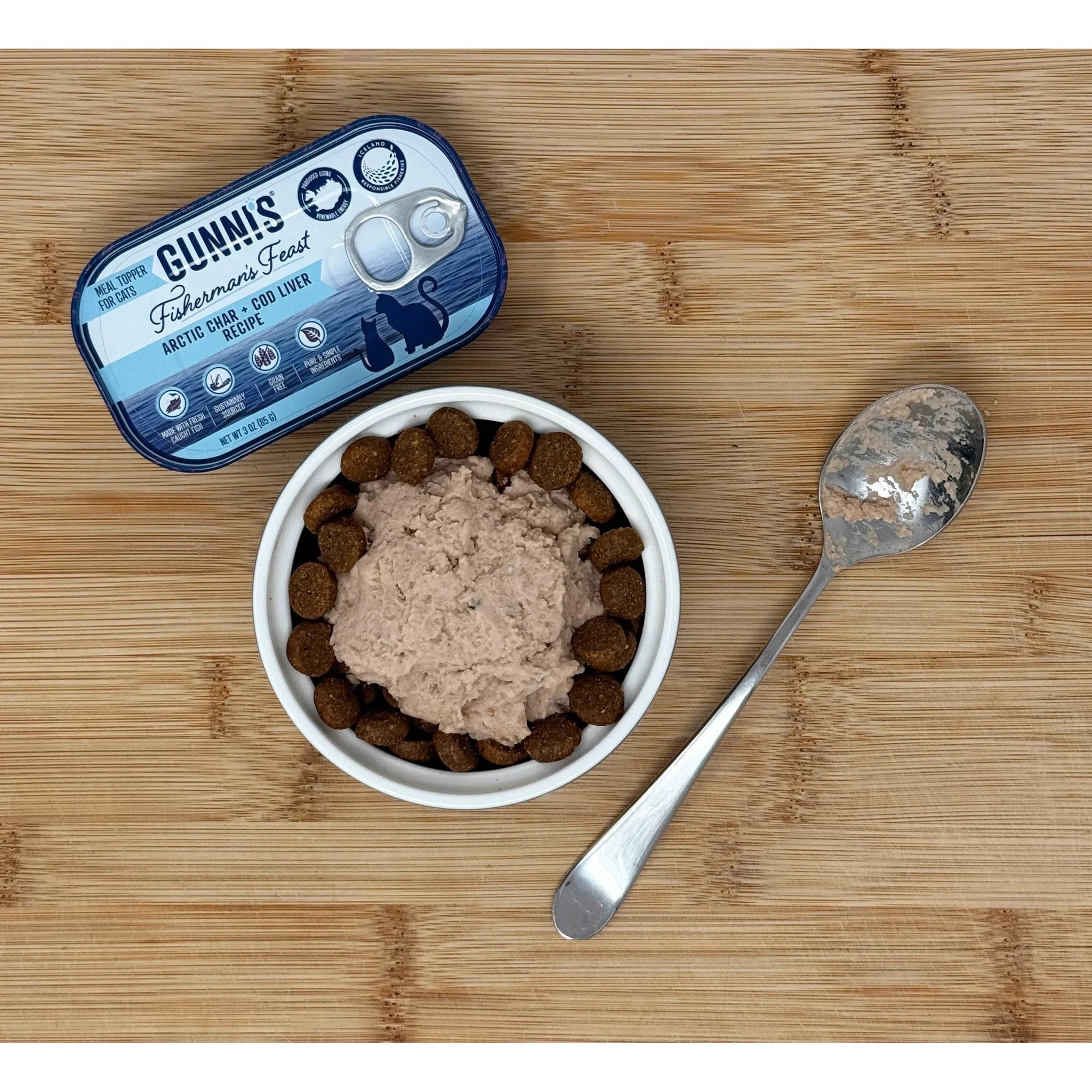 Gunni's Arctic Char & Cod Liver Recipe Food Toppers For Cats by GUNNIS