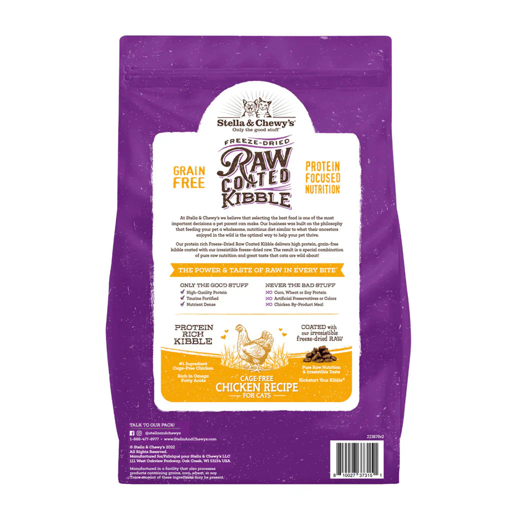 Stella & Chewy's Cage-Free Chicken Raw Coated Kibble