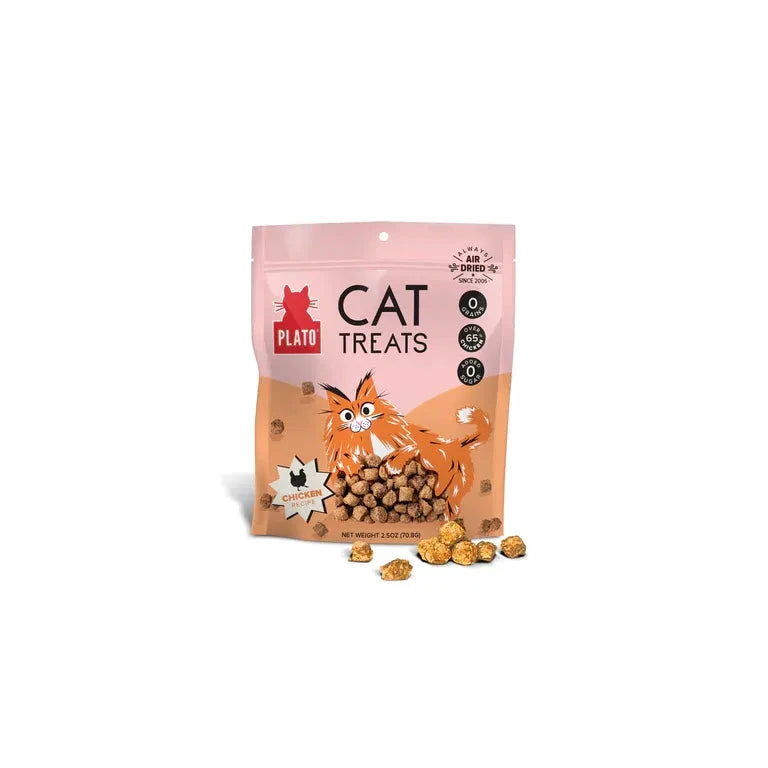 Plato Pet Treats Air-Dried Chicken Cat Treats 70g by Plato Pet Treats