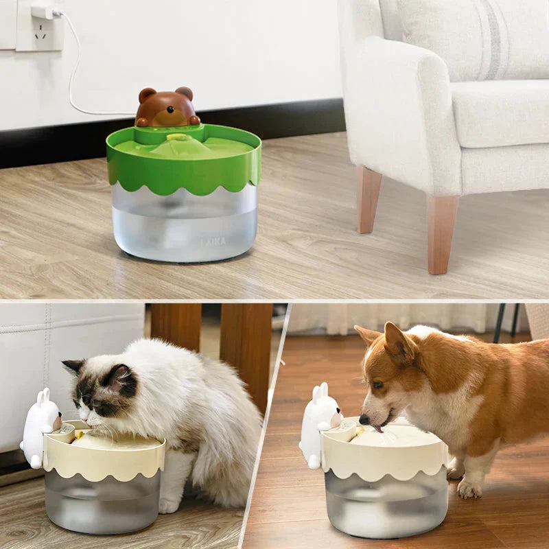 Laika Battery Operated Cat Water Fountain by Laika
