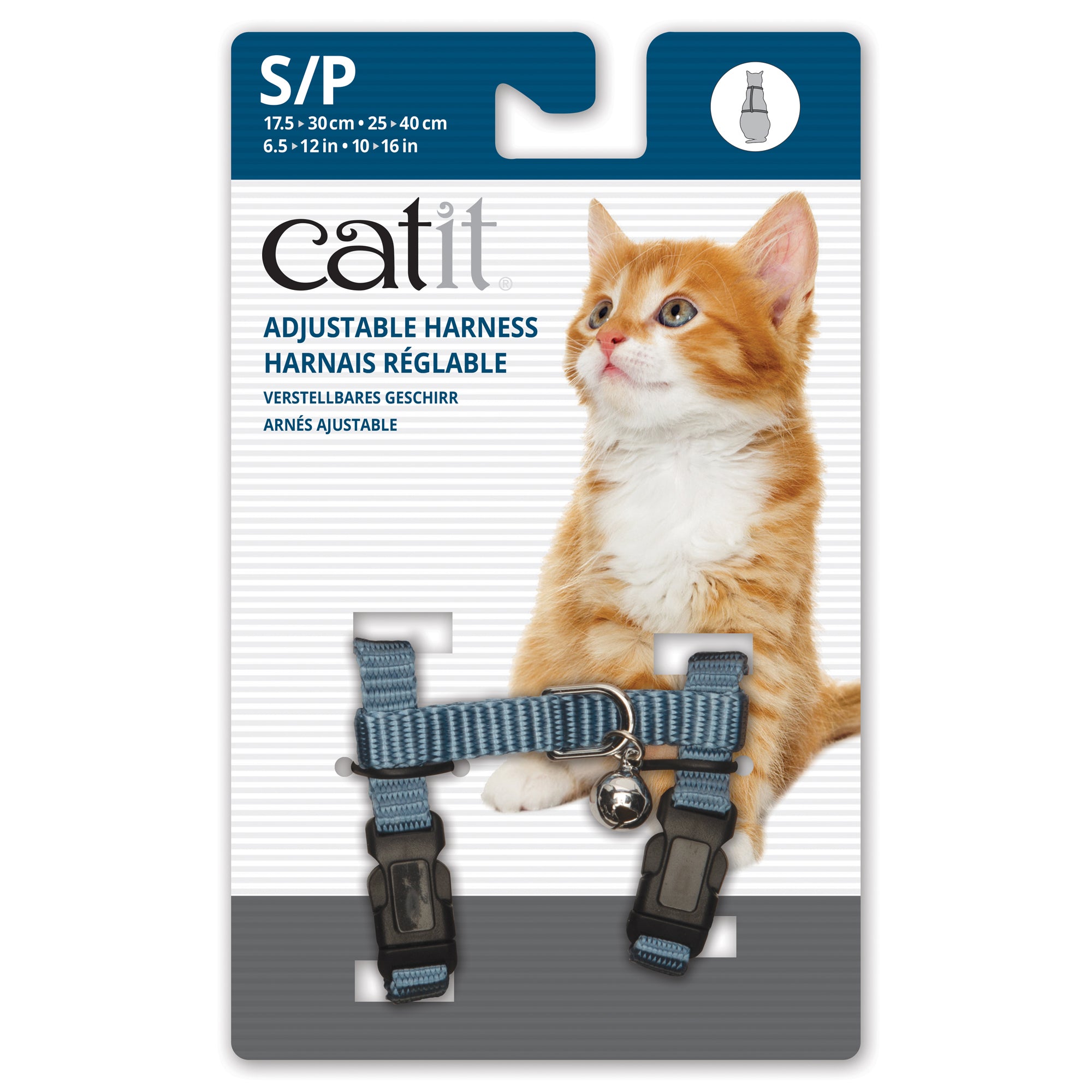 Harnais réglable en nylon Catit pour chats et petits chiens